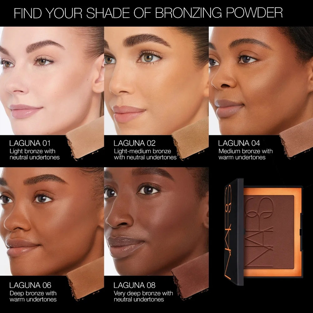 Laguna 06 Nars Bronzing Powder Deep Bronze Warm Brand New In Box Full Size